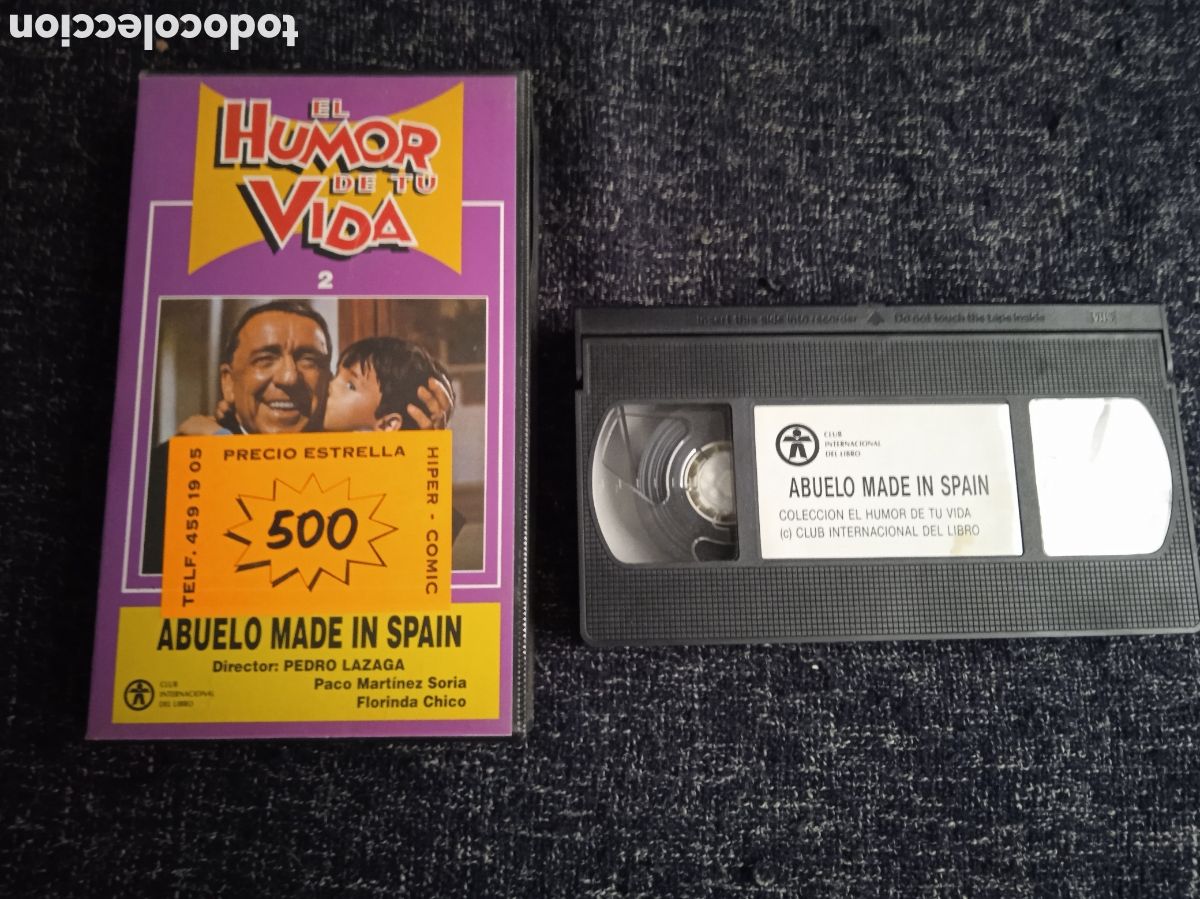 Cinema: VHS - ABUELO MADE IN SPAIN Paco Mart&iacute;nez Soria, Mabel Karr , Florinda Chico