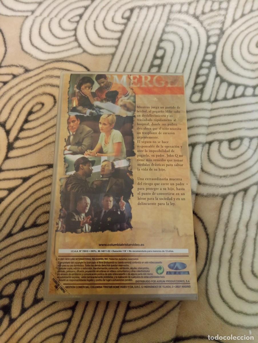Cine: John Q vhs pel&iacute;cula. - Foto 2