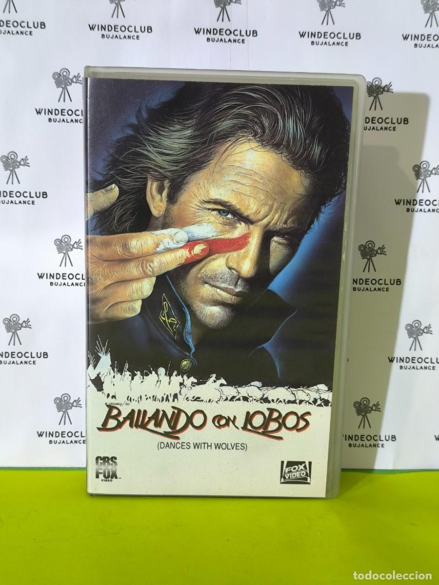 Cine: VHS BAILANDO CON LOBOS - Foto 1
