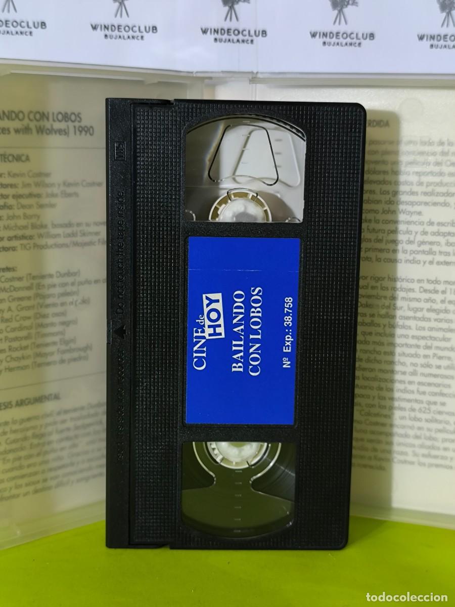 Cine: VHS BAILANDO CON LOBOS - Foto 4