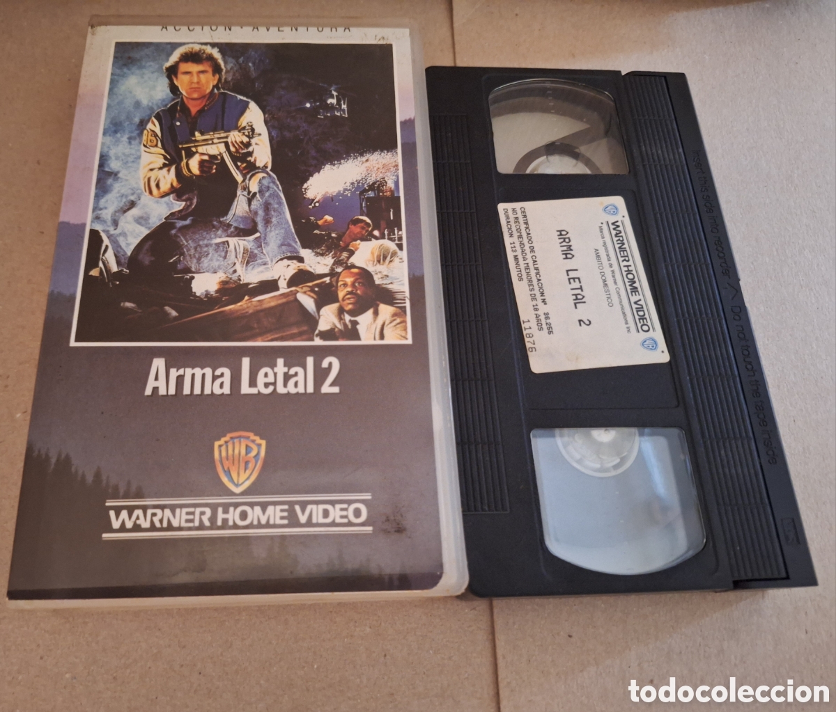 Arma Letal 2 VHS Acci&oacute;n