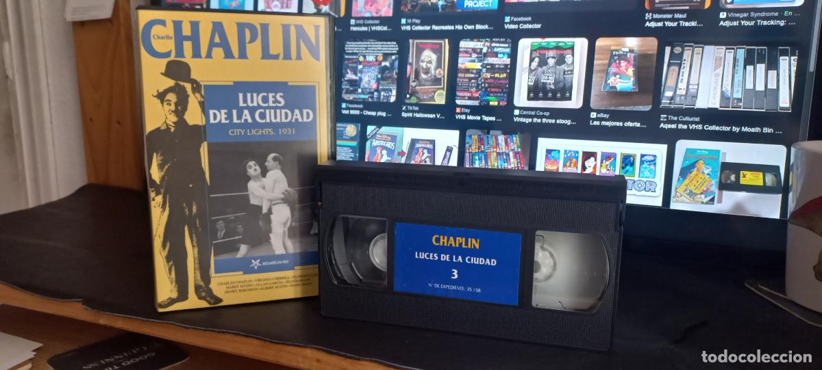 Cine: PELICULA VHS: LUCES DE CIUDAD - CHAPLIN