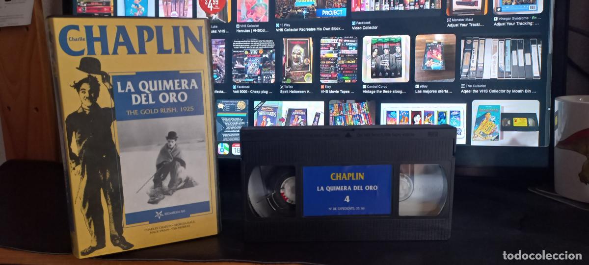 Cine: PELICULA VHS: LA QUIMERA DEL ORO - CHAPLIN