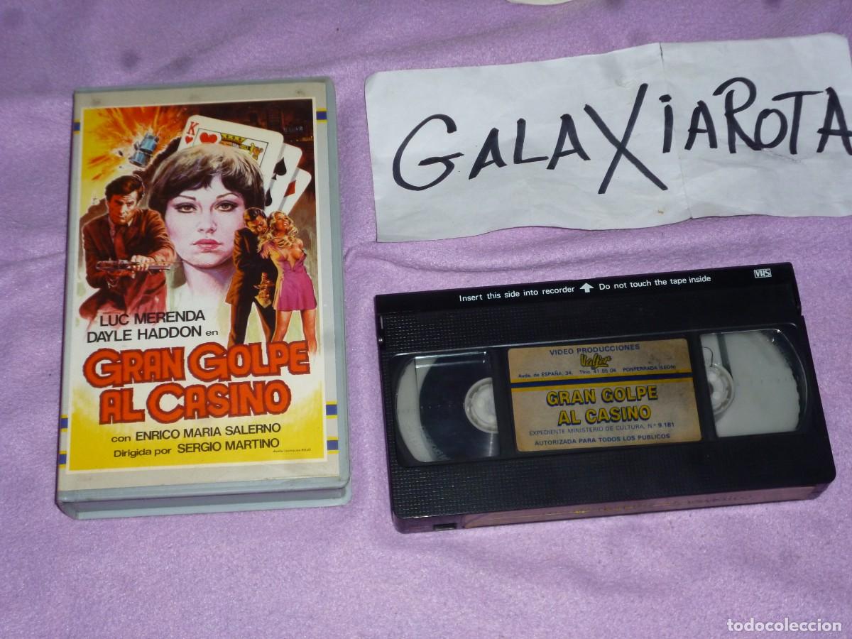 Cine: Gran golpe al casino. Pelicula en video VHS