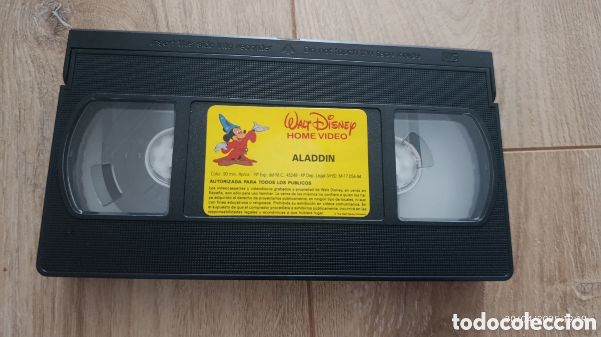 Cine: Pel&iacute;cula Aladdin VHS - Foto 2
