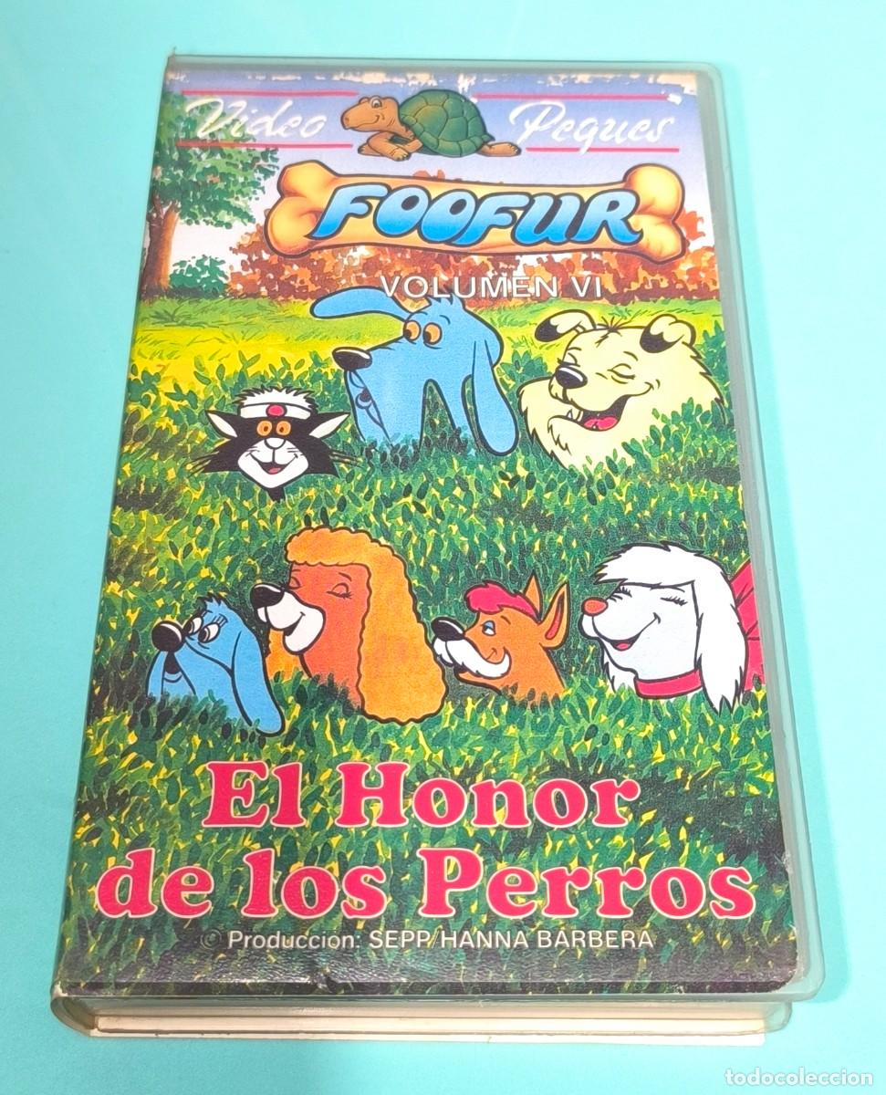 Cine: PEL&Iacute;CULA VHS FOOFUR VOLUMEN VI - EL HONOR DE LOS PERROS - HANNA BARBERA - ANIMACI&Oacute;N -