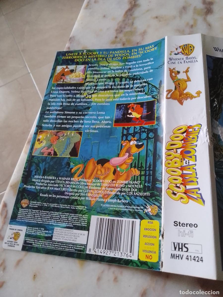 Cine: Scooby doo en la isla de los zombies vhs - Foto 2