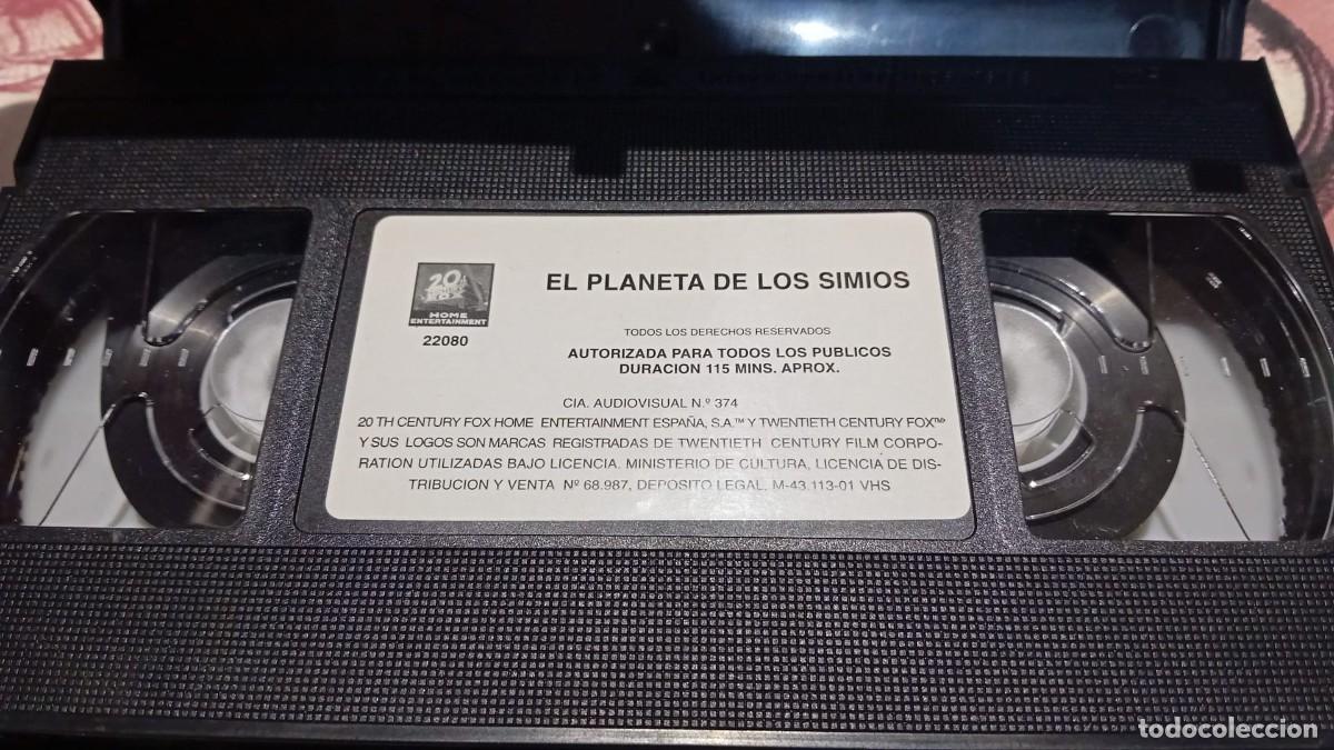 Cine: VHS El planeta de los simios - Foto 3