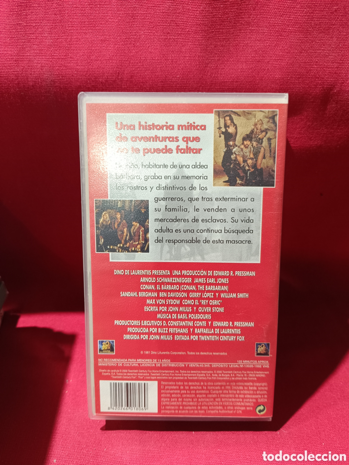 Cine: VHS CONAN EL BARBARO - Foto 2