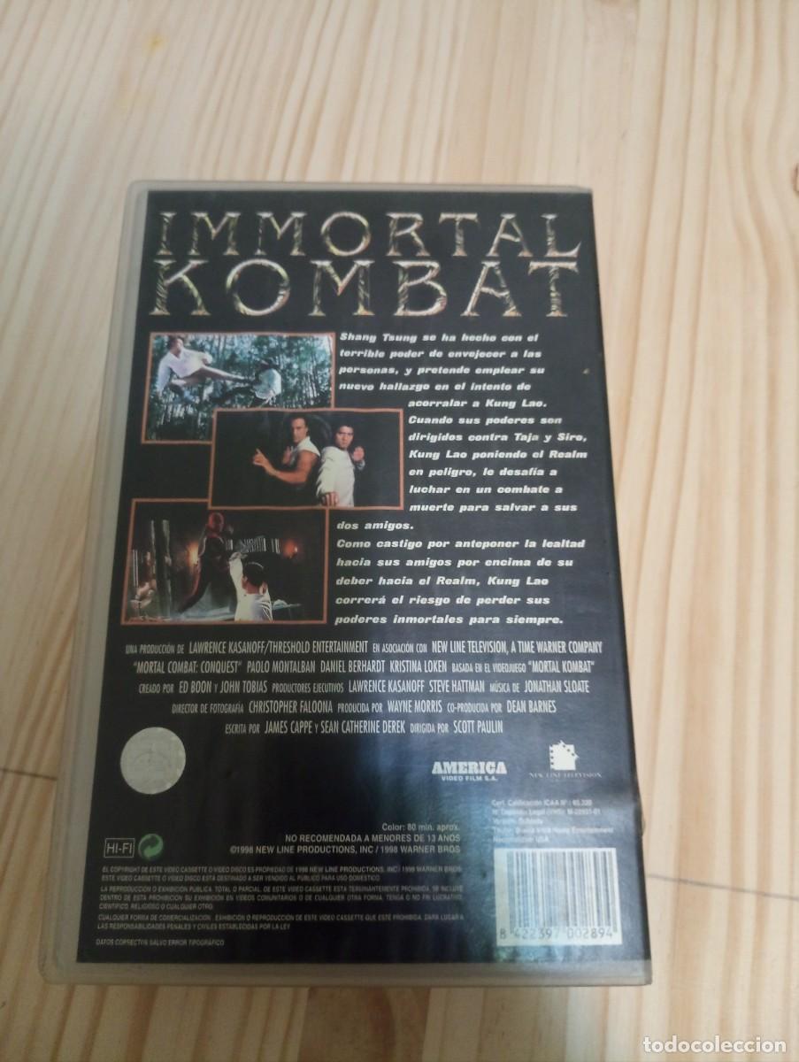 Cine: Inmortal Kombat vhs . - Foto 2