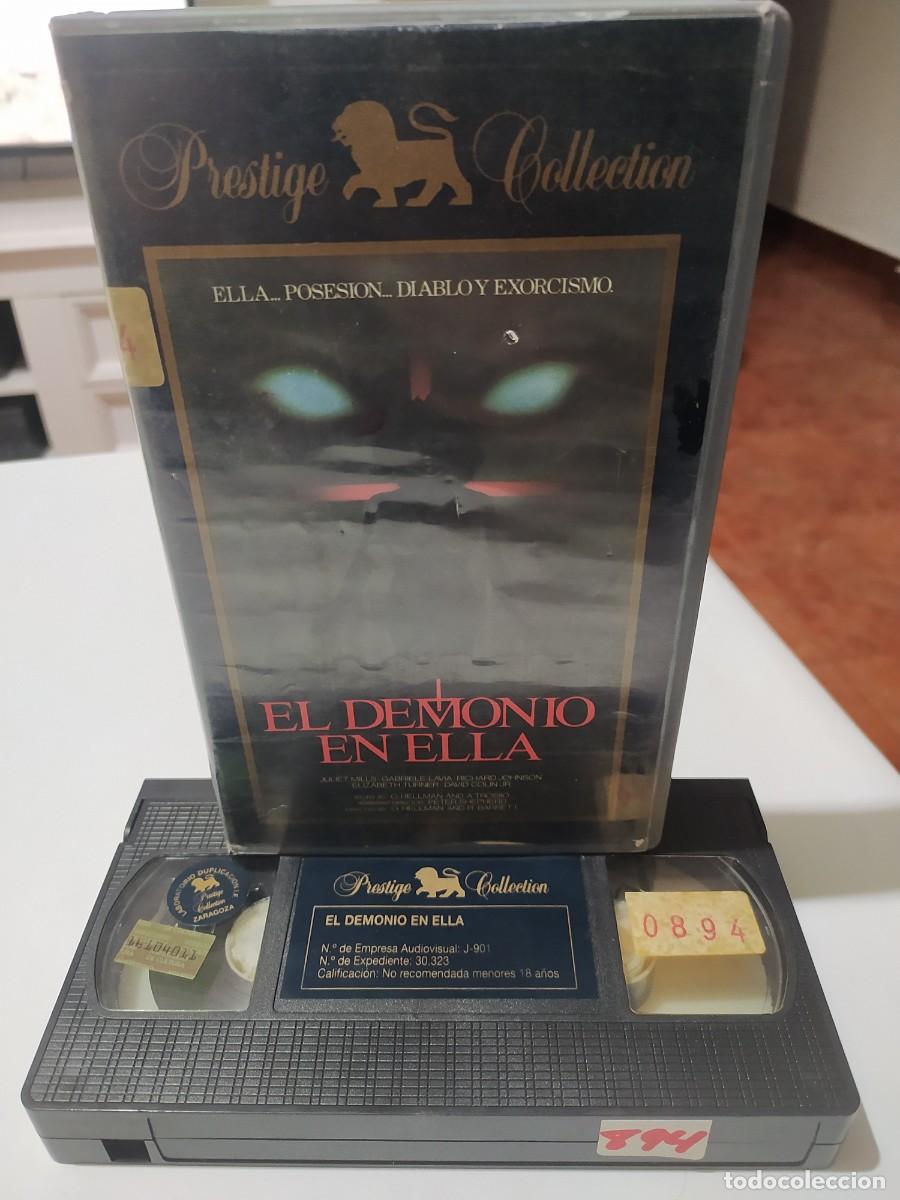 Cine: EL DEMONIO EN ELLA (PODER MAL&Eacute;FICO) . VHS ORIGINAL. PRESTIGE COLLECTION - Foto 1