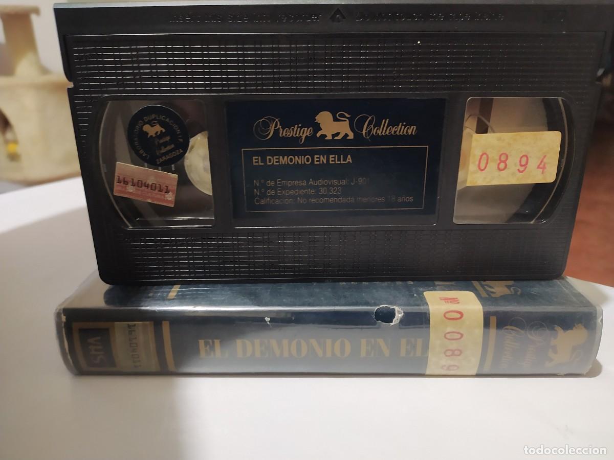 Cine: EL DEMONIO EN ELLA (PODER MAL&Eacute;FICO) . VHS ORIGINAL. PRESTIGE COLLECTION - Foto 3
