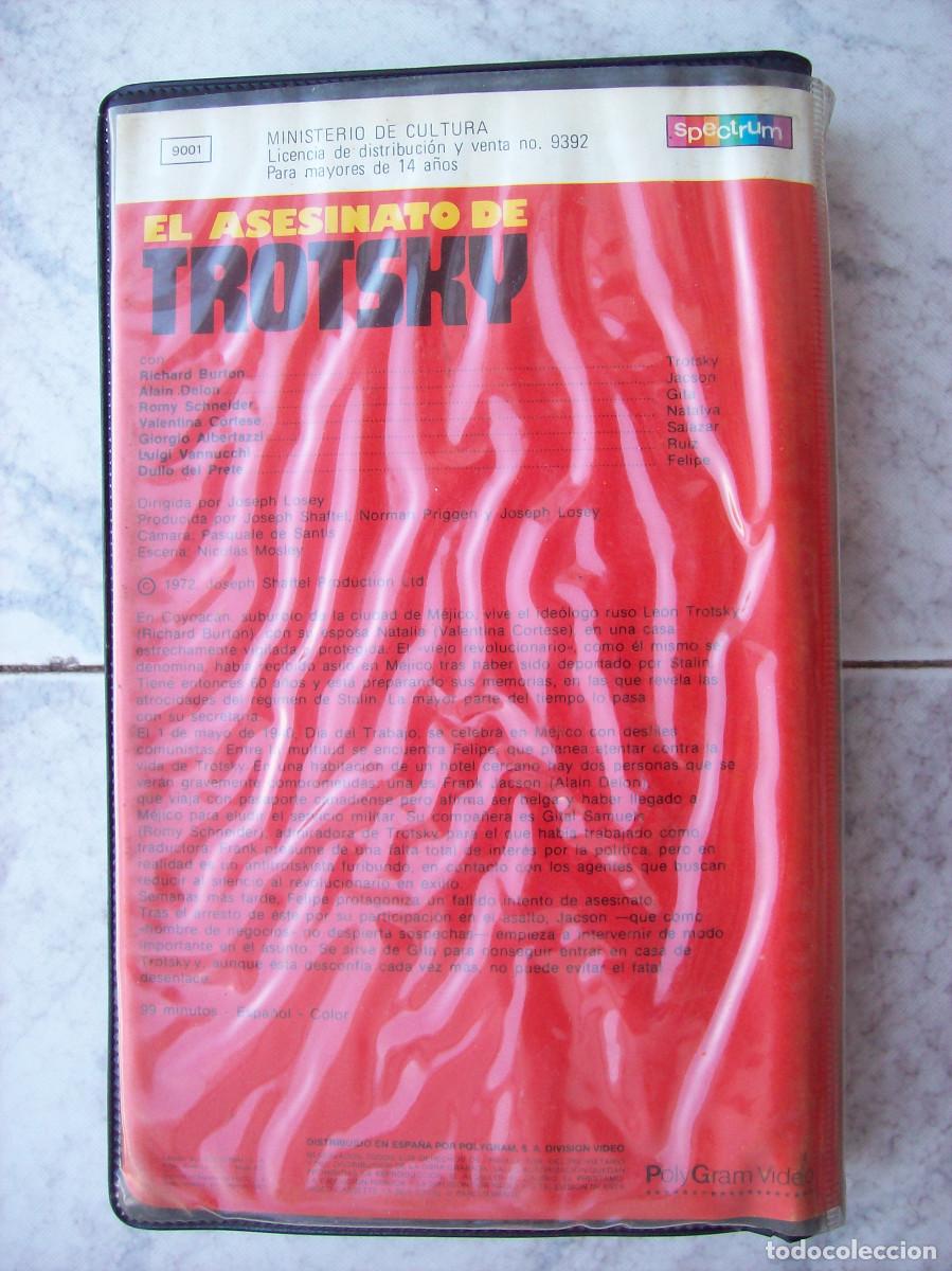Cine: EL ASESINATO DE TROTSKY VHS - Foto 2