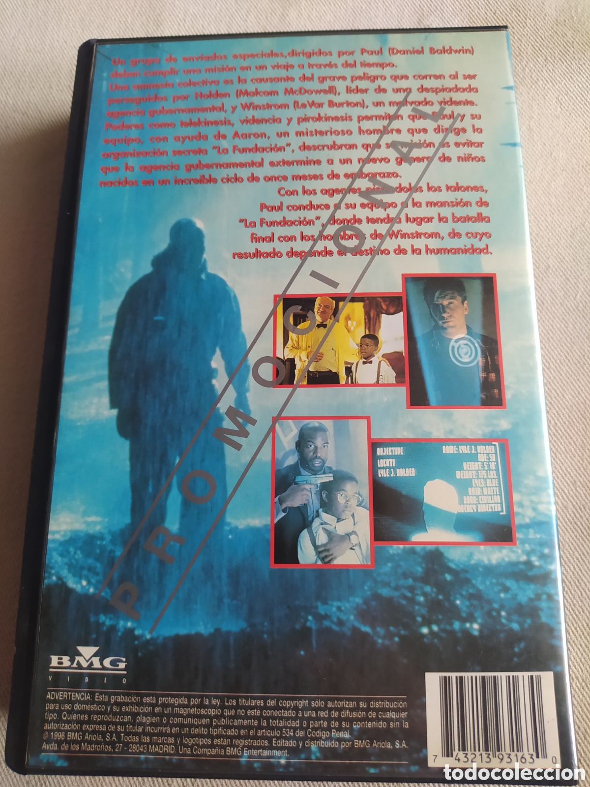 Cine: VHS. - objetivo x - Malcolm mcdowell - Foto 2
