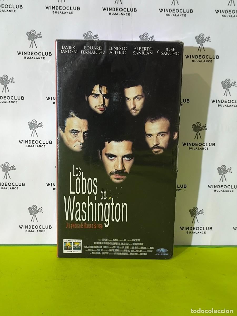 Cine: VHS LOS LOBOS DE WASHINGTON (PRECINTADA, ESTUCHE DE CART&Oacute;N)