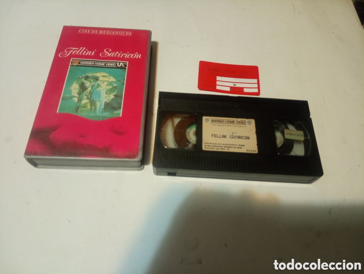 Cine: VHS FELLINI SATIRICON - Foto 1