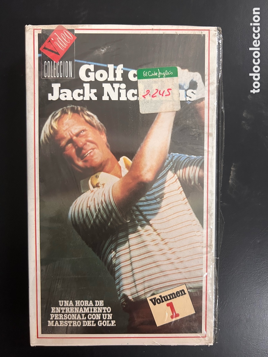 Cine: VHS precintado &ndash; &ldquo;Golf con Jack Nicklaus&rdquo; Volumen 1 (Warner Home Video)
