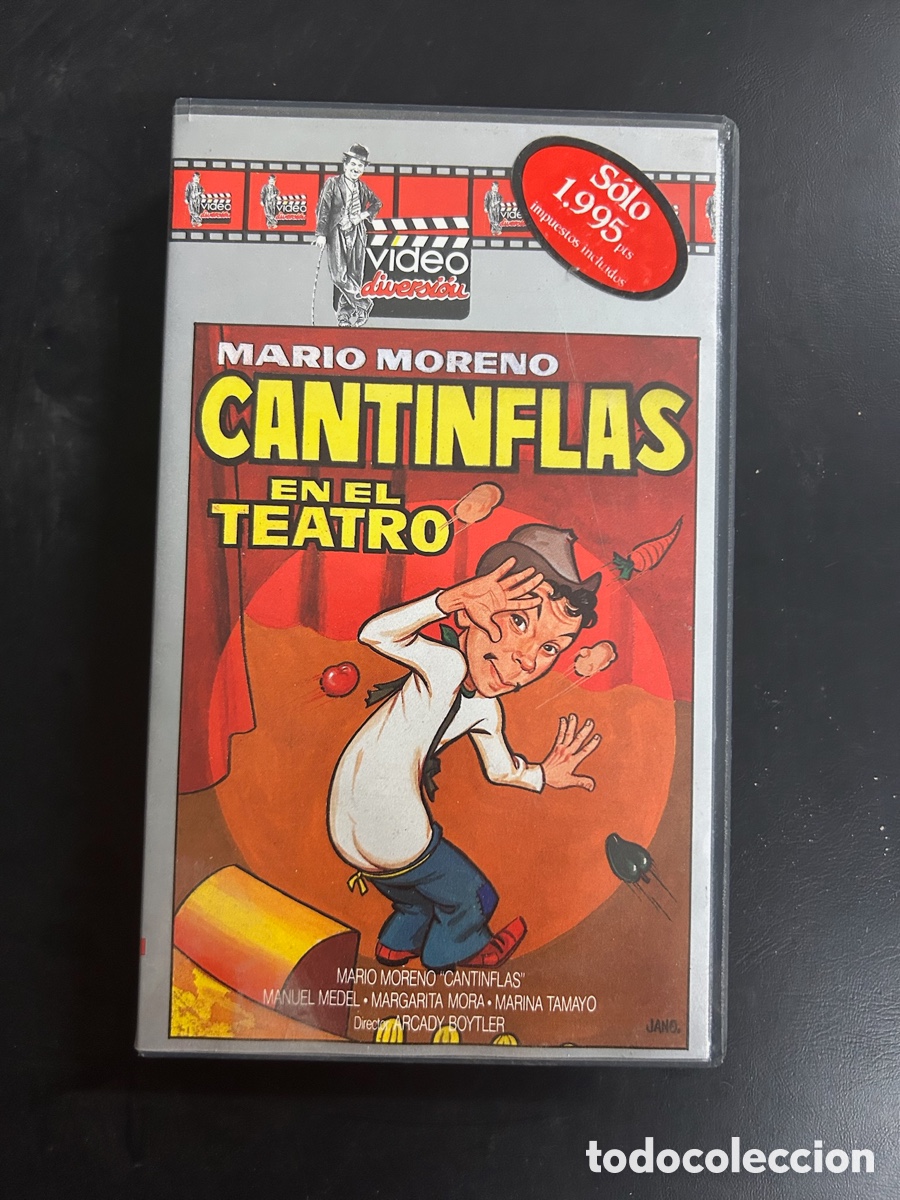 Cine: VHS original &ndash; &ldquo;Cantinflas en el teatro&rdquo; (Cantinflas en el teatro, 1937)