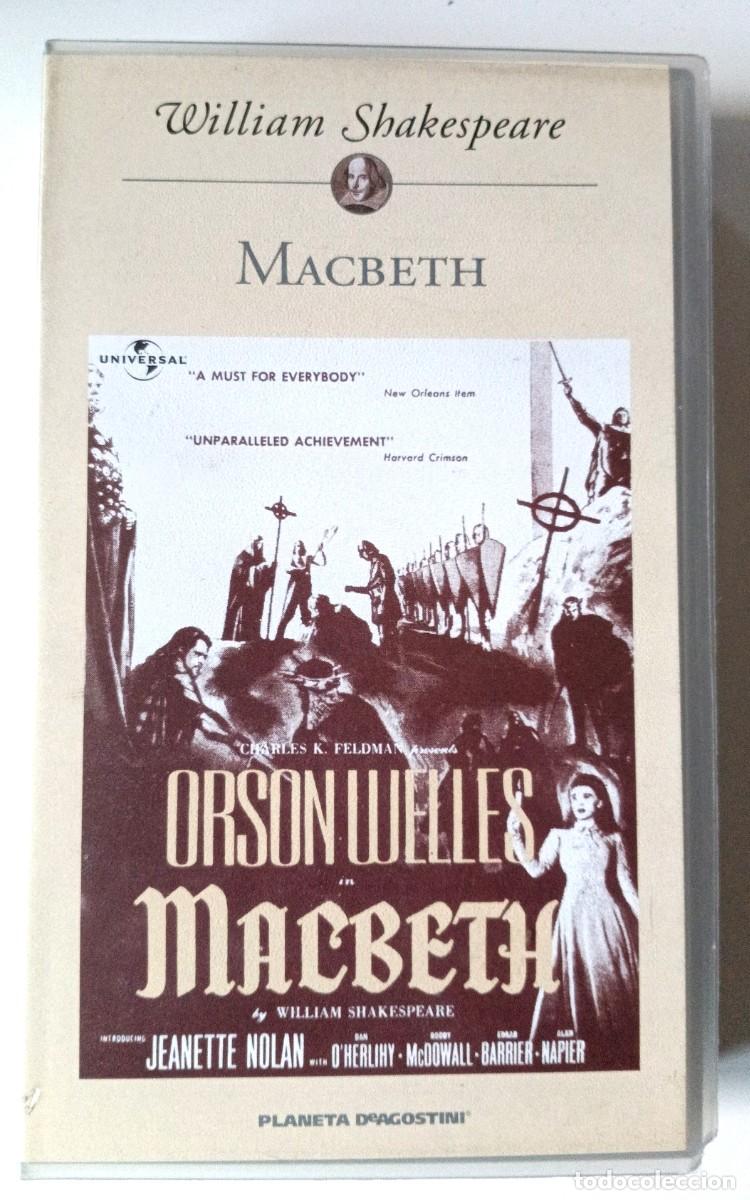 Cine: Macbeth (de Orson Welles) - Video VHS - Foto 1