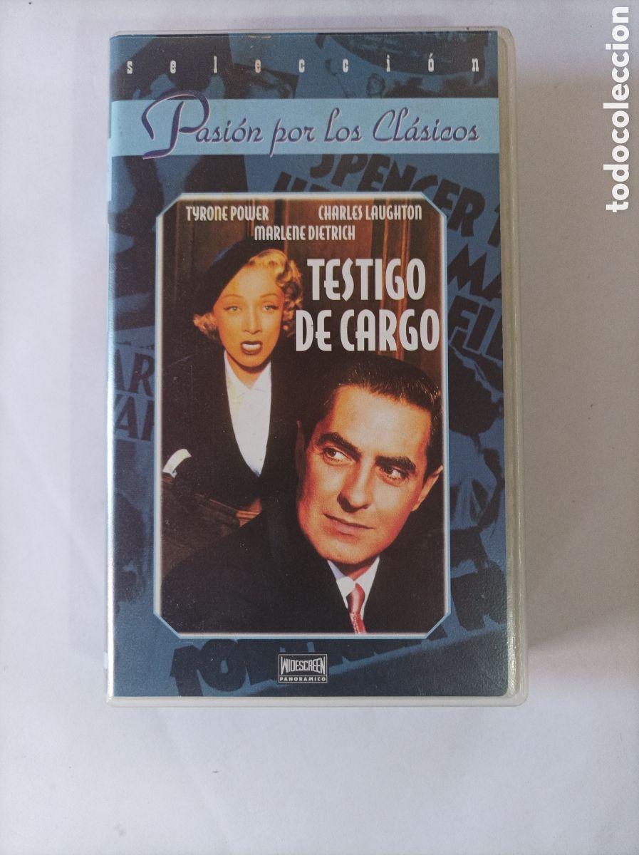 Cine: TESTIGO DE CARGO. WIDESCREEN. VHS ORIGINAL. - Foto 1