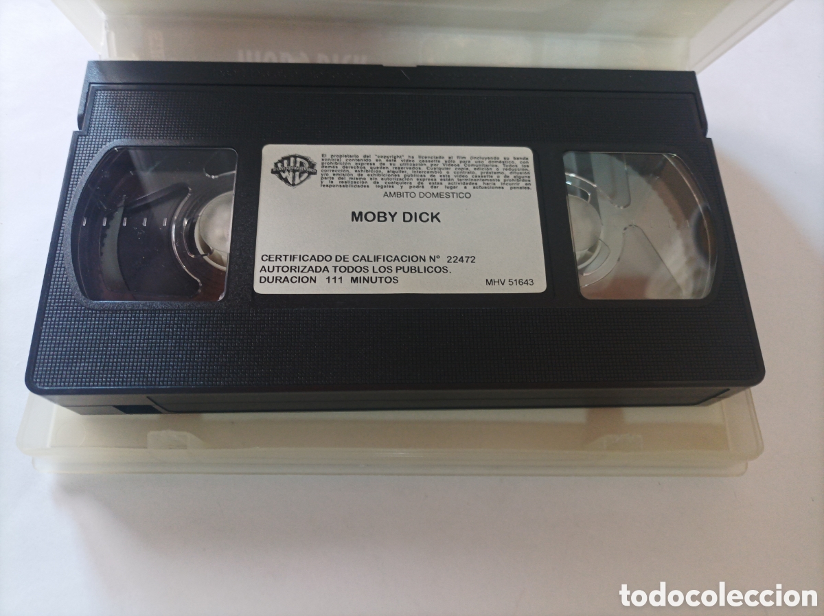 Cine: MOBY DICK. GREGORY PECK. VHS ORIGINAL. - Foto 3