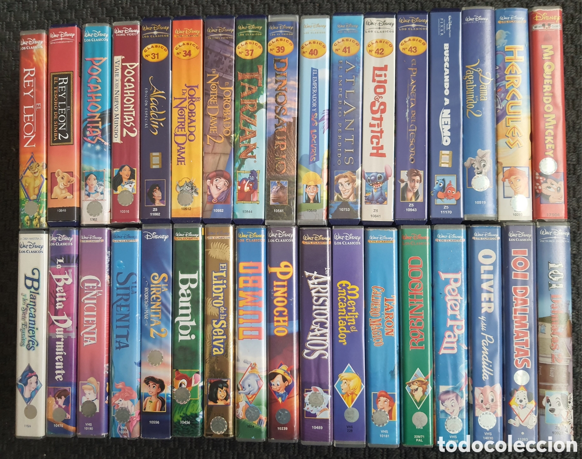 Cinema: Colecci&oacute;n Cl&aacute;sicos Disney. 34 VHS