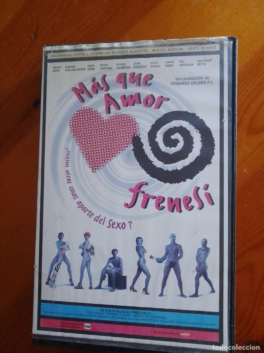 Cinema: M&aacute;s que amor frenes&iacute; vhs caja grande unica