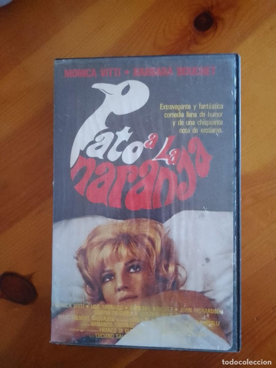 Cinema: Pato a la naranja vhs caja grande caratula pegada