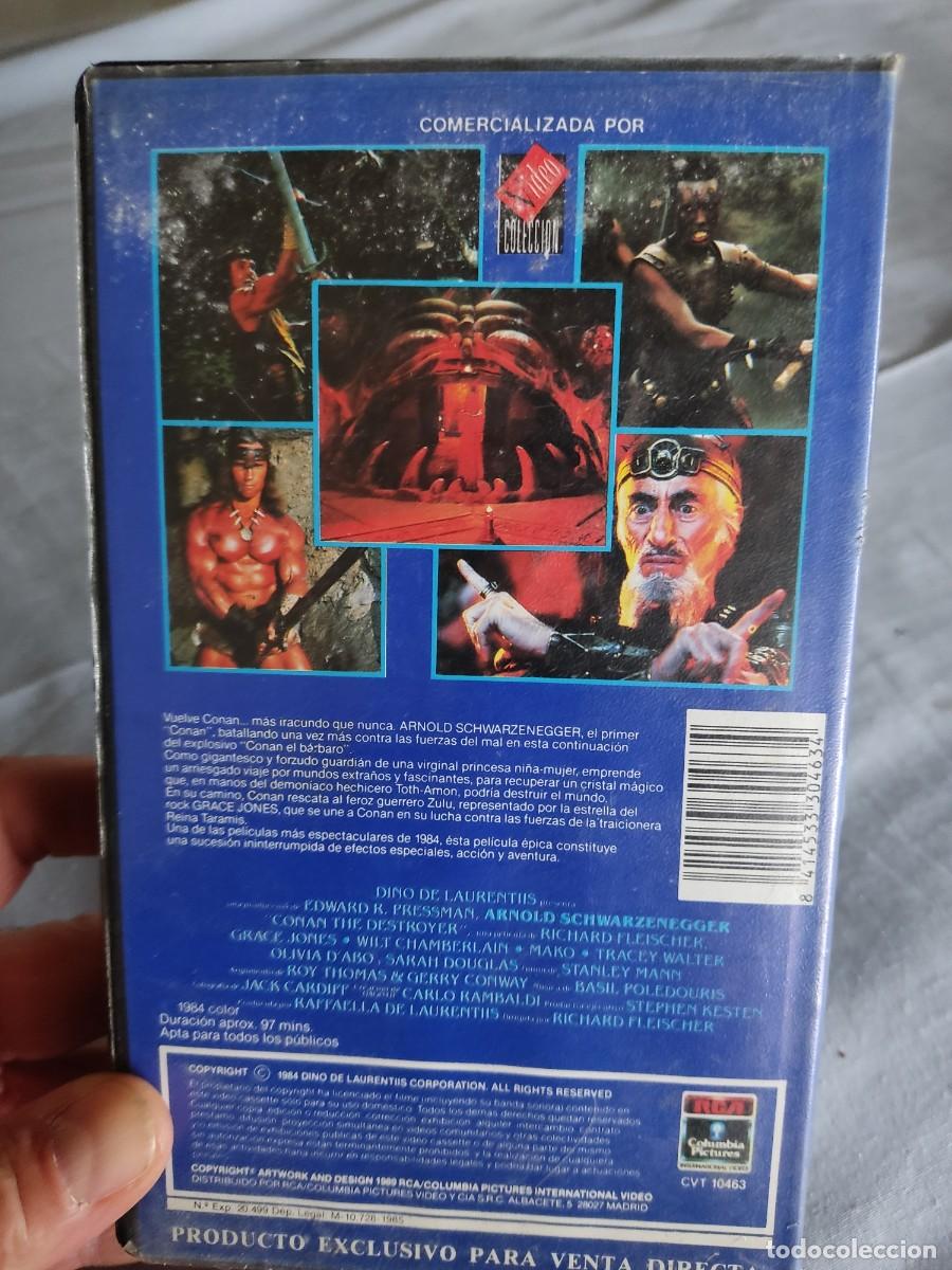 Cine: CONAN EL DESTRUCTOR VHS - Foto 2