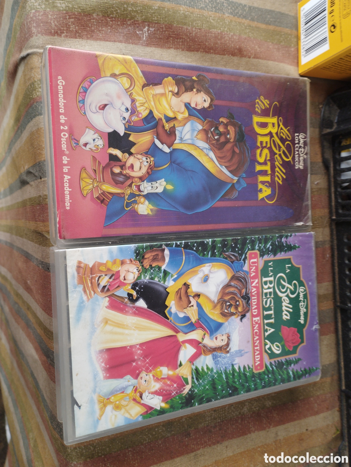 Cine: La bella y la bestia 1 y 2 en vhs