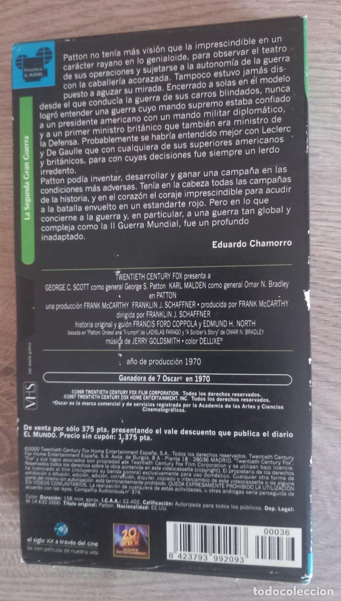 Cine: Pel&iacute;cula en VHS Patton - Foto 3
