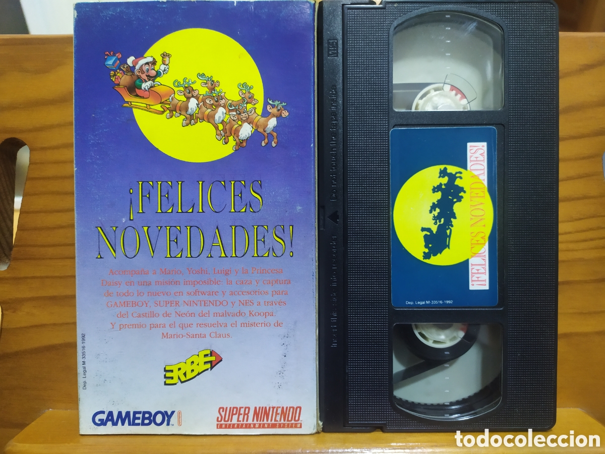 Cinema: VHS Gameboy S&uacute;per Nintendo - Felices Novedades 1992