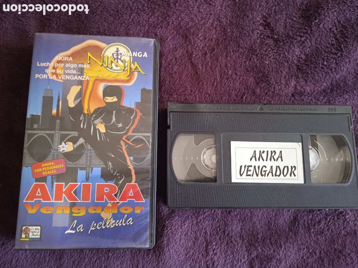 Cine: VHS - AKIRA VENGADOR - LA PELICULA. - VHS MANGA NINJA