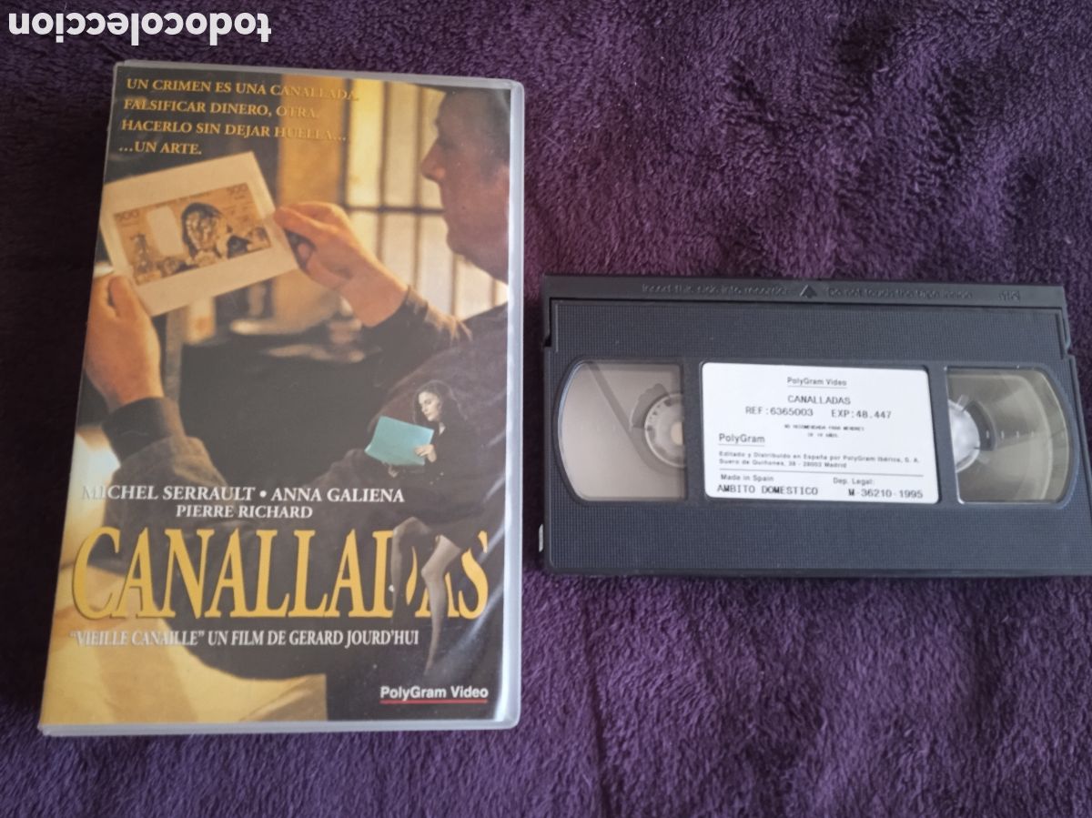 Cine: VHS - Canalladas - michel serrault