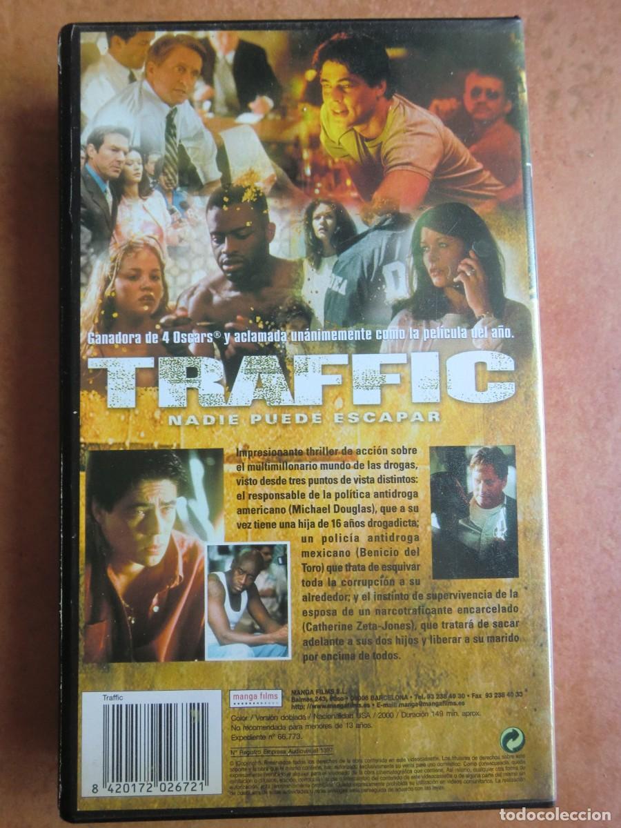 Cine: VHS TRAFFIC (2000) de Steven Soderbergh. Con Michael Douglas y Benicio del Toro. Como nueva - Foto 2