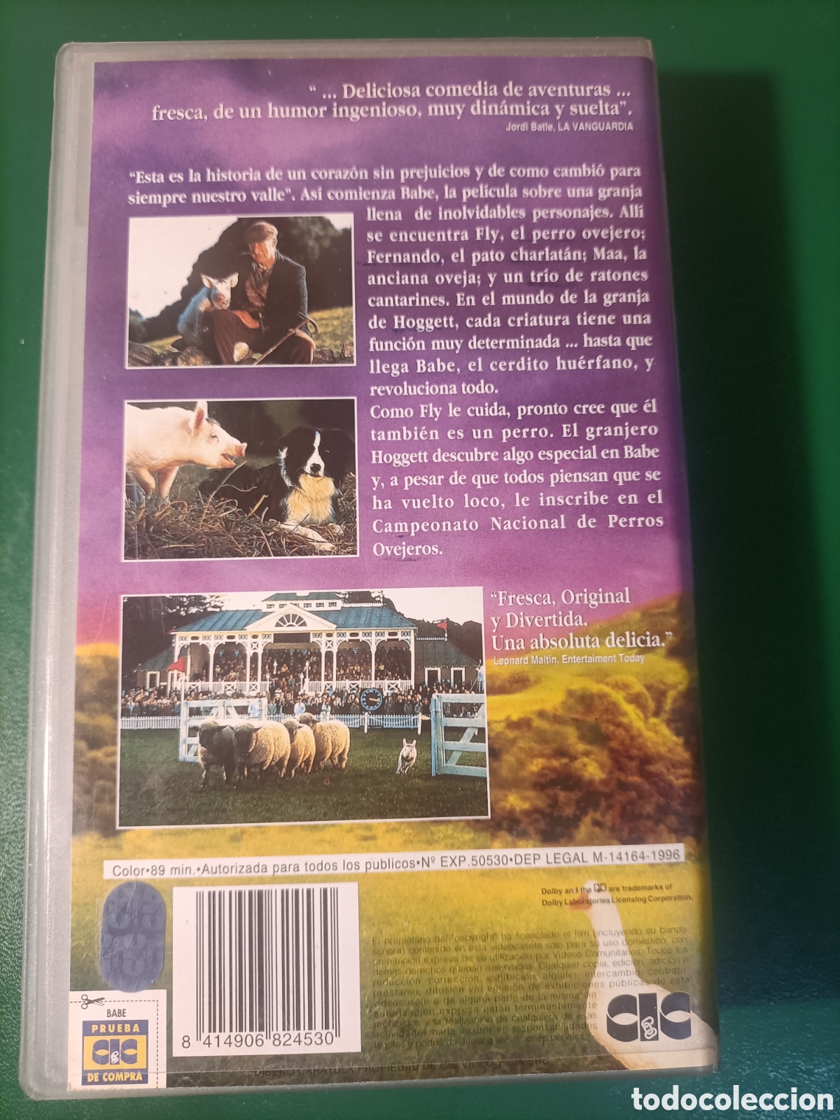 Cine: Babe, el cerdito valiente VHS - Foto 3