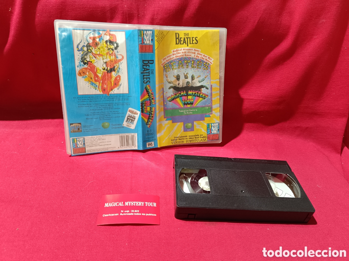 Cine: VHS THE BEATLES MAGICAL MYSTERY TOUR