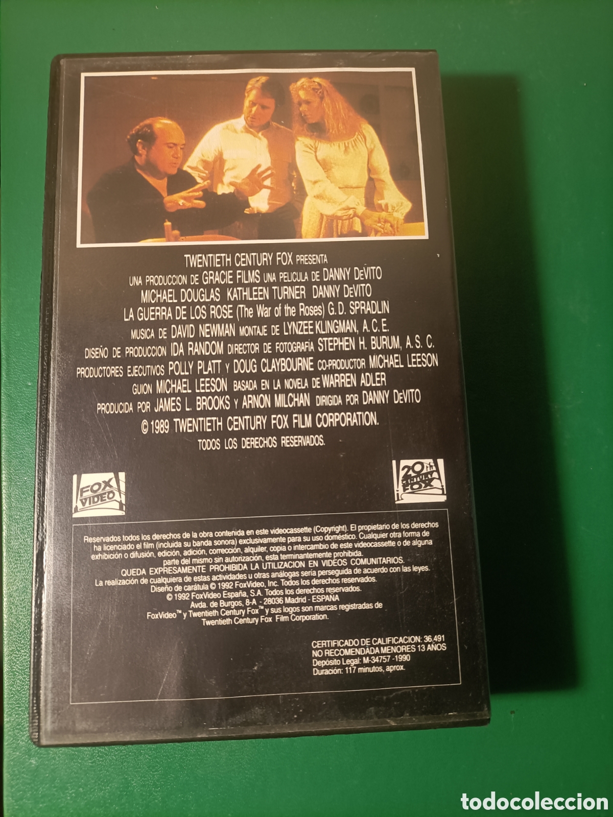 Cine: VHS- La guerra de los Rose- Michael Douglas Danny DeVito - Foto 3