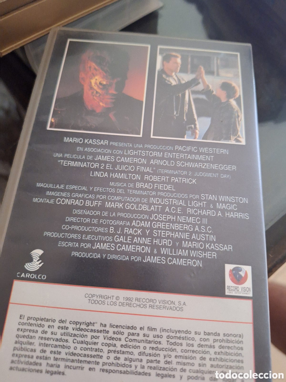 Cine: Terminator 2 v&iacute;deo en VHS - Foto 2
