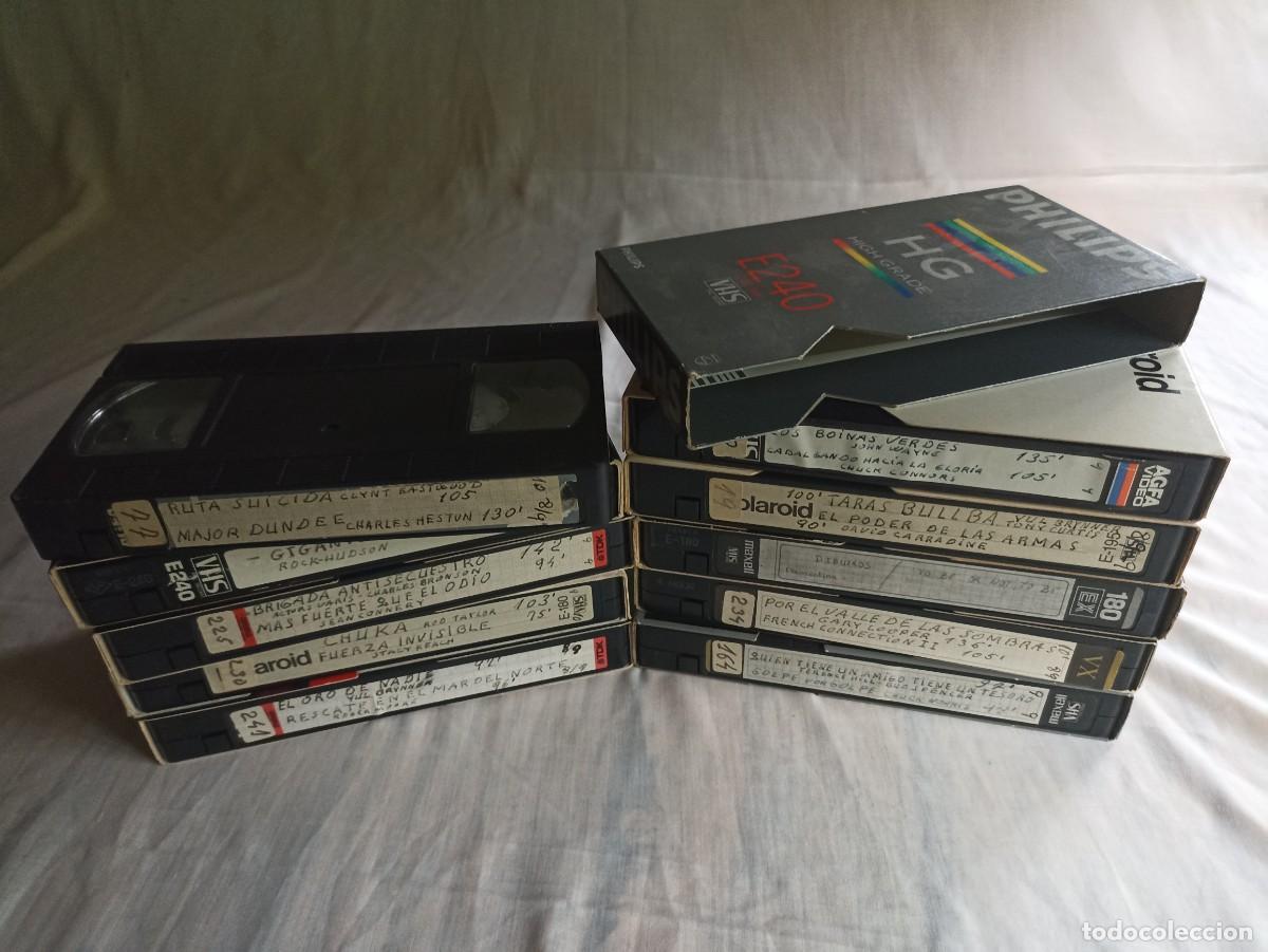 Cine: Lote 10 cintas en vhs - Foto 1