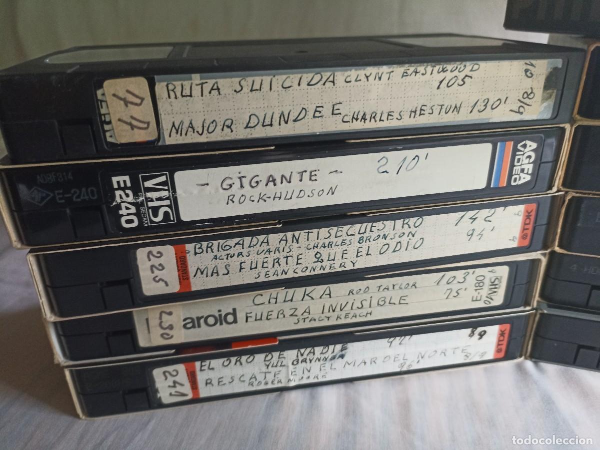 Cine: Lote 10 cintas en vhs - Foto 2