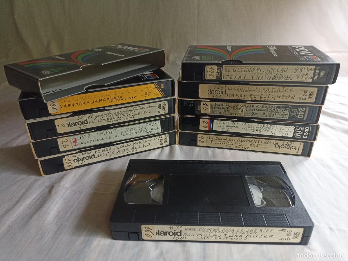 Cine: Lote 10 cintas en vhs - Foto 1