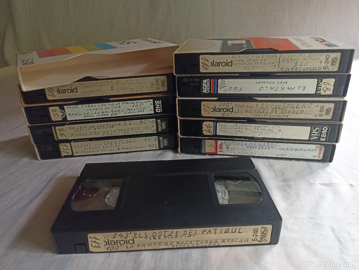Cine: Lote 10 cintas en vhs - Foto 1