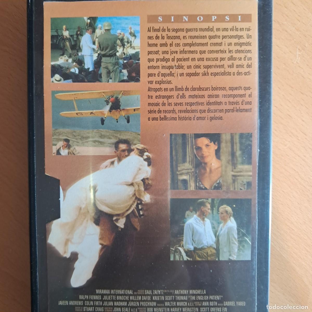 Cine: VHS: EL PACIENT ANGL&Egrave;S - Foto 2