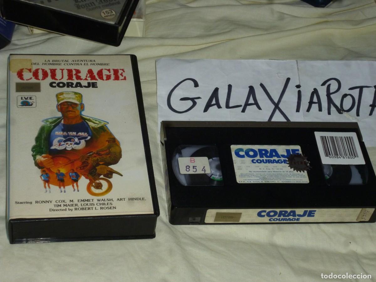 Cine: Coraje. Pel&iacute;cula en v&iacute;deo VHS - Foto 1