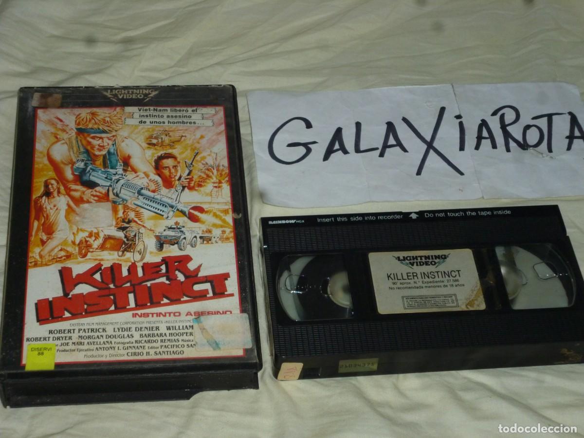 Cine: Killer instinct. Pel&iacute;cula en v&iacute;deo VHS - Foto 1