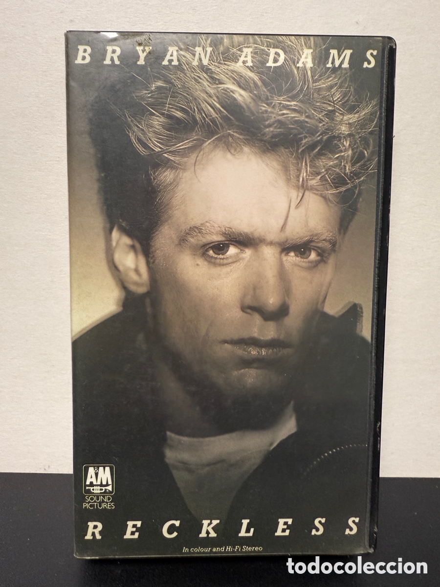 Cine: Bryan Adams - Reckless (VHS) - Foto 1