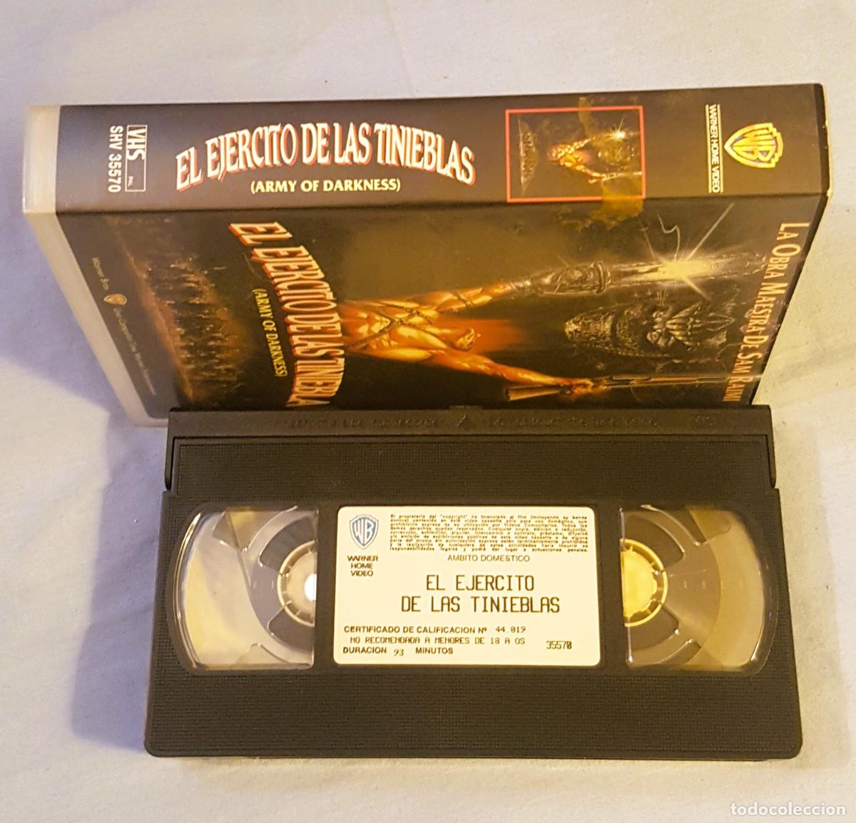 Cine: VHS EL EJERCITO DE LAS TINIEBLAS EVIL DEAD SAM RAIMI - Foto 4