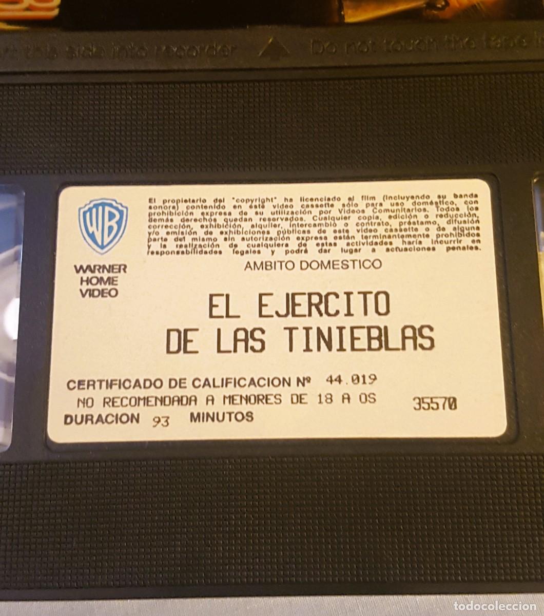 Cine: VHS EL EJERCITO DE LAS TINIEBLAS EVIL DEAD SAM RAIMI - Foto 5