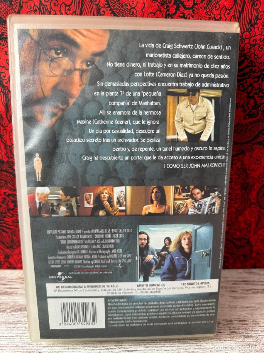 Cine: Como Ser John Malkovich (VHS) - Foto 3